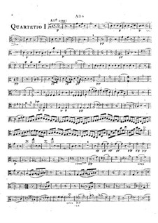 Six String Quartets, Op.2: Quartets No.4-6 – viola part by Rodolphe Kreutzer