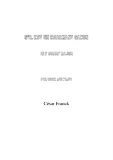 S'il est un charmant gazon: F sharp Major by César Franck