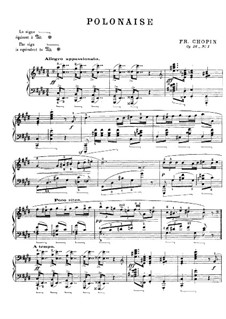 Polonaises, Op.26: No 1 em C sustenido menor by Frédéric Chopin