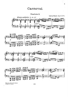 Two Concert Pieces for Two Pianos Four Hands, Op.115: piano parte II by Ludvig Schytte