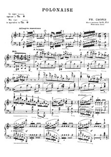 Polonaises, Op. posth.71: No 1 em D menor by Frédéric Chopin