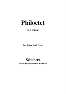 Philoktet (Philoctetes), D.540: A minor by Franz Schubert