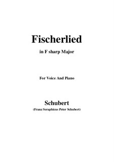 Fischerlied (Fisherman's Song), D.351: F sharp Major by Franz Schubert