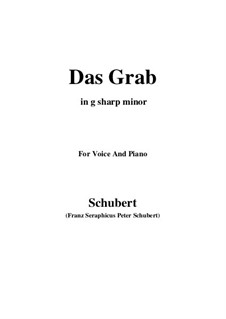 Das Grab (The Grave), D.330: G sharp minor by Franz Schubert