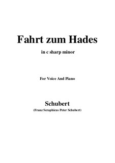 Fahrt zum Hades (Journey to Hades), D.526: C sharp minor by Franz Schubert