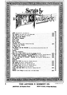 Three Little Songs, Op.11: No.3 Thou Art so Like a Flower by George Whitefield Chadwick