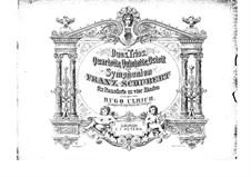 String Quartets, D.804 Op.29, Op.125 No.1-2: para piano de quadro mãos by Franz Schubert