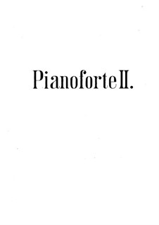 Symphony No.2 in C Major, Op.61: versão para dois pianos de oito mãos - piano parte II by Robert Schumann