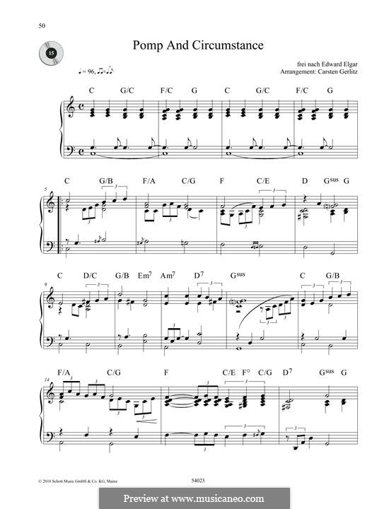 Pomp and Circumstance: Para Piano by Edward Elgar