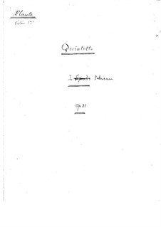 Grand Nonet, Op.31: For flute, strings and piano – flute part by Louis Spohr