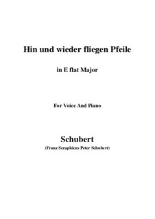 Hin und wieder fliegen Pfeile: E flat maior by Franz Schubert