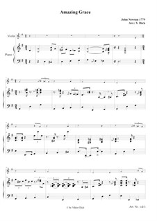 Solo instrument and piano version: para violino by folklore