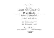 Prelude and Fugue in A Minor, BWV 543: para piano de quadro mãos by Johann Sebastian Bach