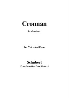 Cronnan, D.282: D minor by Franz Schubert