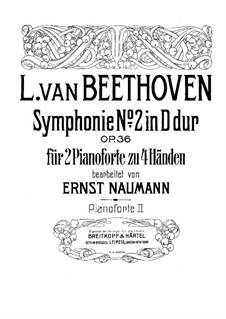 Complete set: versão para dois piano para quatro mãos - Piano parte II by Ludwig van Beethoven