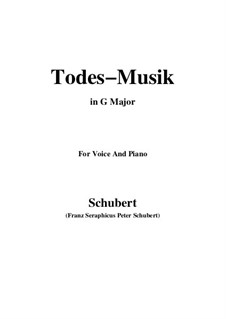 Todesmusik (Death Music), D.758 Op.108 No.2: G maior by Franz Schubert