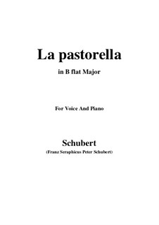 La Pastorella, D.513: B flat Maior by Franz Schubert