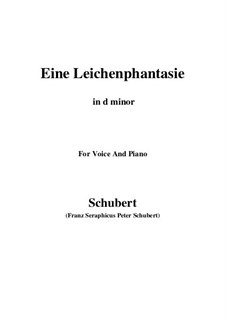 Eine Leichenphantasie, D.7: D minor by Franz Schubert