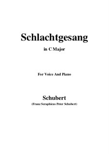 Schlachtgesang (Battle Song), D.443: C maior by Franz Schubert