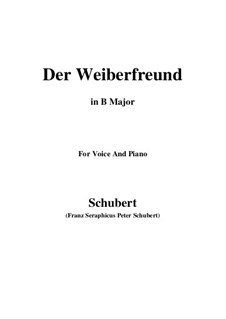 Der Weiberfreund (The Philanderer), D.271: B Major by Franz Schubert