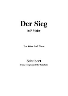 Der Sieg (The Victory), D.805: F Maior by Franz Schubert