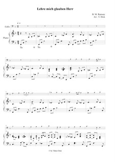 Teach Me Thy Way, O Lord: para Violoncelo e piano by Benjamin M. Ramsey