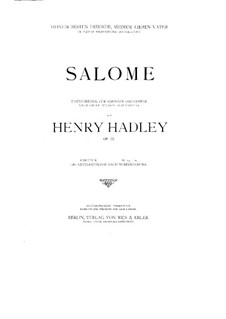Salome, Op.55: Salome by Henry Kimball Hadley