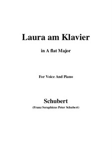 Laura at the Piano, D.388: First version (A flat Major) by Franz Schubert