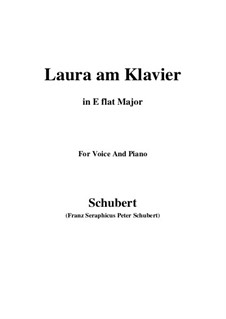 Laura at the Piano, D.388: First version (E flat Major) by Franz Schubert