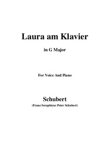 Laura at the Piano, D.388: First version (G Major) by Franz Schubert