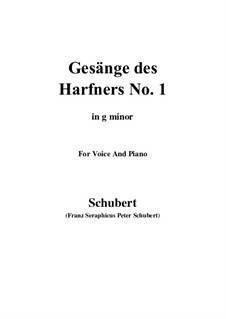 No.1 Wer sich der Einsamkeit ergibt: G minor by Franz Schubert