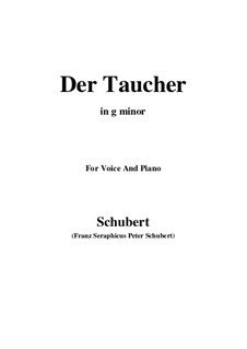 Der Taucher (The Diver), D.77: G minor by Franz Schubert