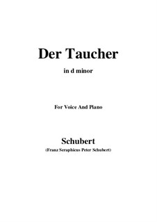 Der Taucher (The Diver), D.77: D minor by Franz Schubert