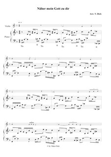 Nearer, My God, To Thee: para violino by Lowell Mason