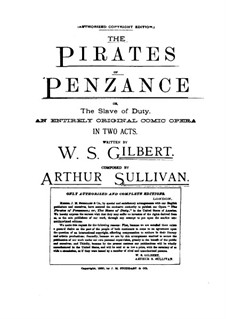 Complete Opera: Partitura Piano-vocal by Arthur Seymour Sullivan