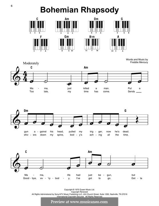 Instrumental version: Para Piano by Freddie Mercury