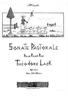Sonate pastorale, Op.253: Sonate pastorale by Theodore Lack