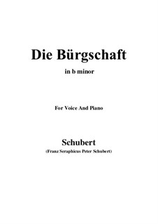 Die Bürgschaft (The Bond), D.246: B minor by Franz Schubert