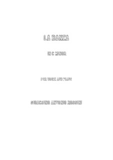 Tarantella Napoletana: For voice and piano (c minor) by Gioacchino Rossini