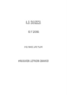 Tarantella Napoletana: For voice and piano (f minor) by Gioacchino Rossini