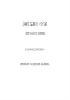 Alcina, HWV 34: Ah! mio cor, schernito sei (f sharp minor) by Georg Friedrich Händel