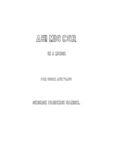 Alcina, HWV 34: Ah! mio cor, schernito sei (a minor) by Georg Friedrich Händel