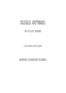 Cara Sposa: B flat minor by Georg Friedrich Händel