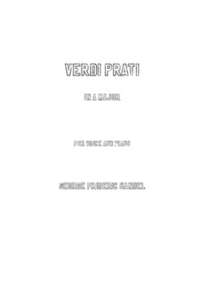 Alcina, HWV 34: Verdi prati (A Major) by Georg Friedrich Händel