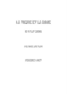 La tombe et la rose, S.285: B flat minor by Franz Liszt