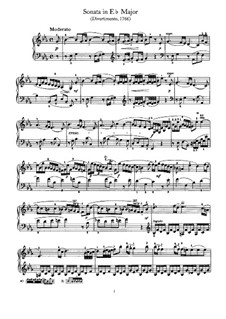 Sonata for Piano No.29 in E Flat Major, Hob.XVI/45: For a single performer by Joseph Haydn