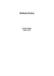 Sinfonia Estiva: Sinfonia Estiva by Jordan Grigg