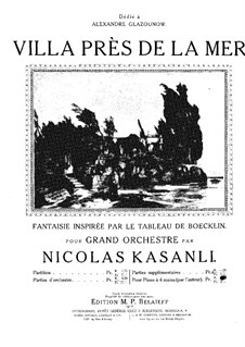 Villa près de la mer, for Piano Four Hands: Villa près de la mer, for Piano Four Hands by Nicolas Kazanli