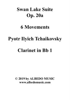 6 Movements and 8 Movements: Clarinete em Bb 1 (parte transposta) by Pyotr Tchaikovsky