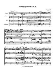 String Quartet No.36: String Quartet No.36 by Jordan Grigg
